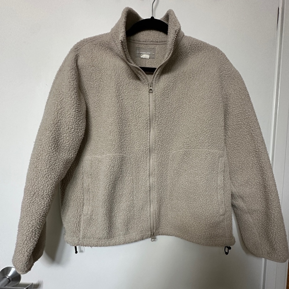Everlane Renew Fleece Zip Jacket Size M